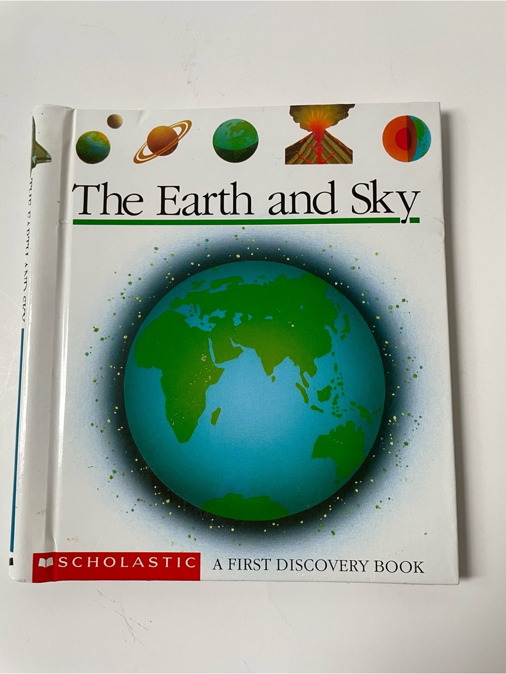 Scholastic The Earth and Sky - Green & Blue Hardcover Children's Book